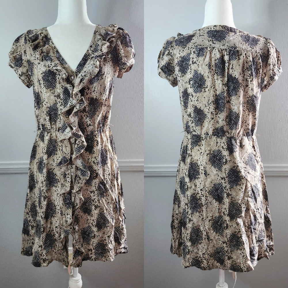 Y2K Lightweight Silk Snake Print